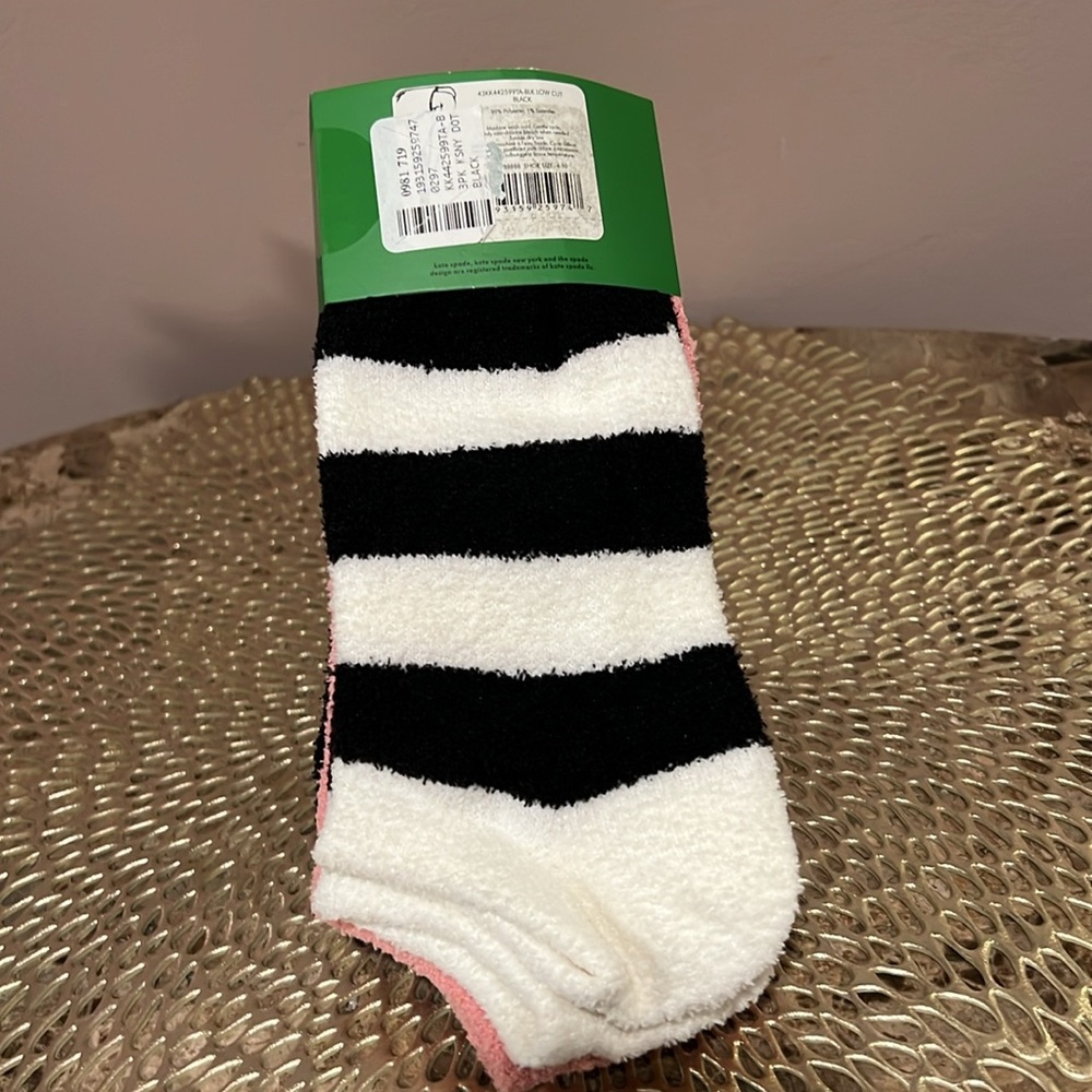 Kate Spade New York 3 Pairs Low Cut Cozies Socks - Picture 4 of 7